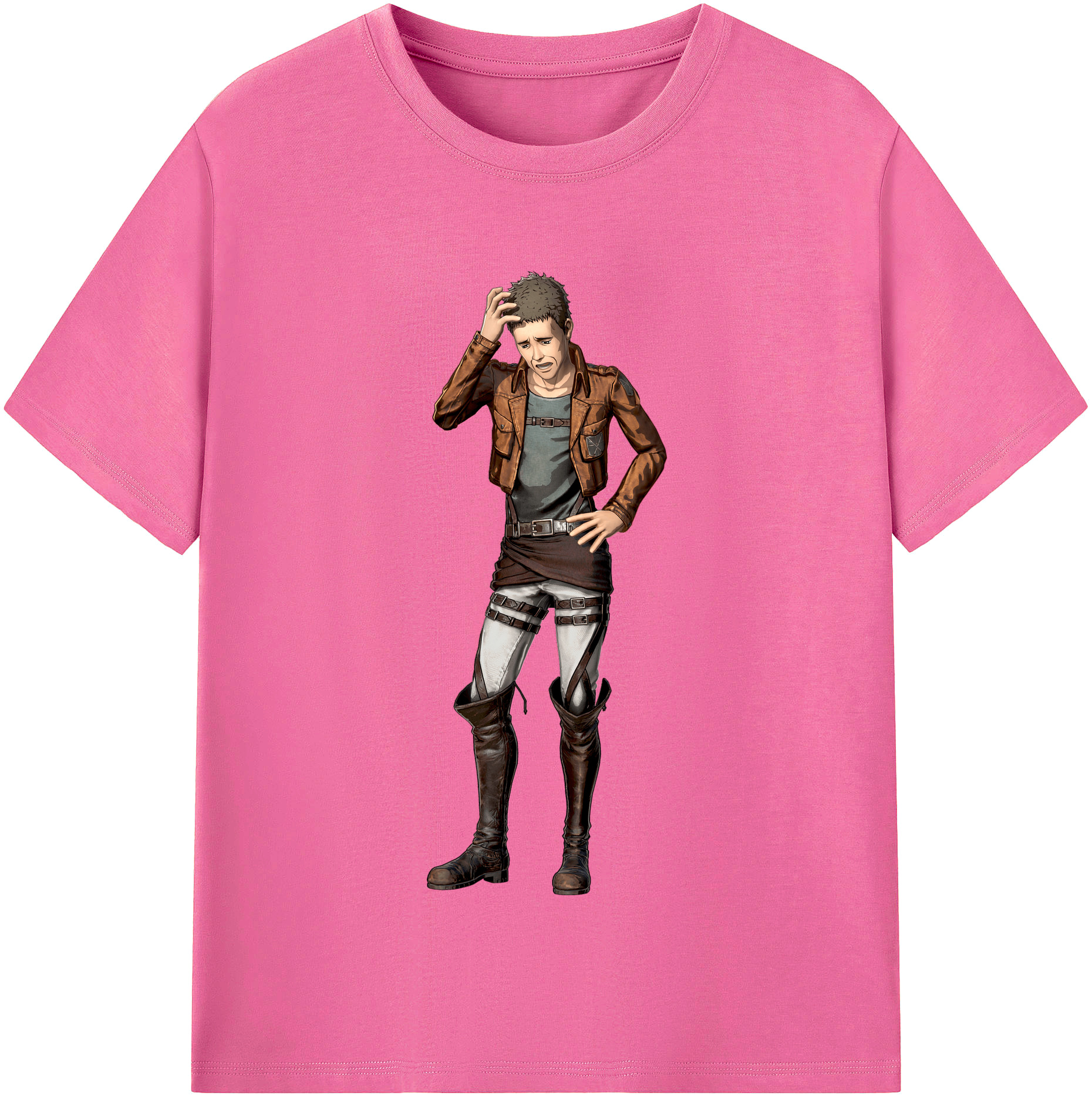 （画像用） 進撃の巨人 Attack on Titan レディースカジュアルプリントTシャツ（綿100％）